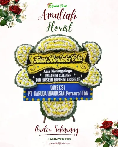 Papan Bunga Duka di Pener
