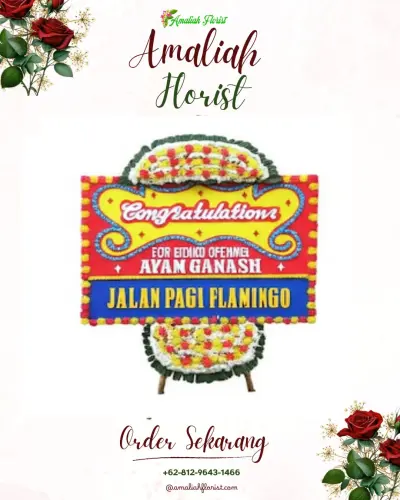 Bunga Papan Congratulation di Pener